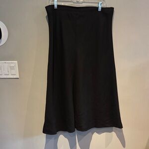 MaxMara black linen A line US 14
